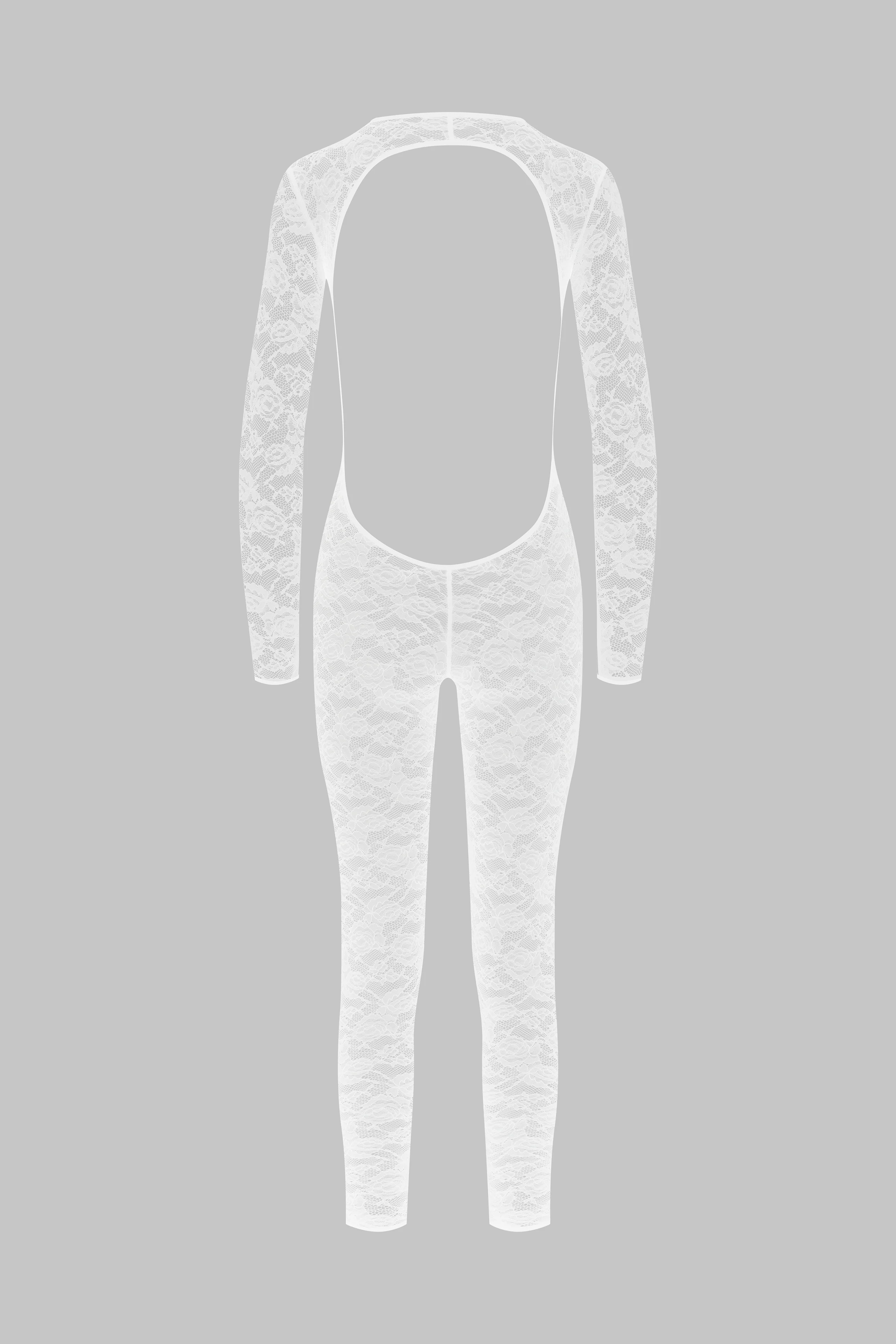 Langärmliger Jumpsuit mit offenem Rücken - Flashback - Image 3