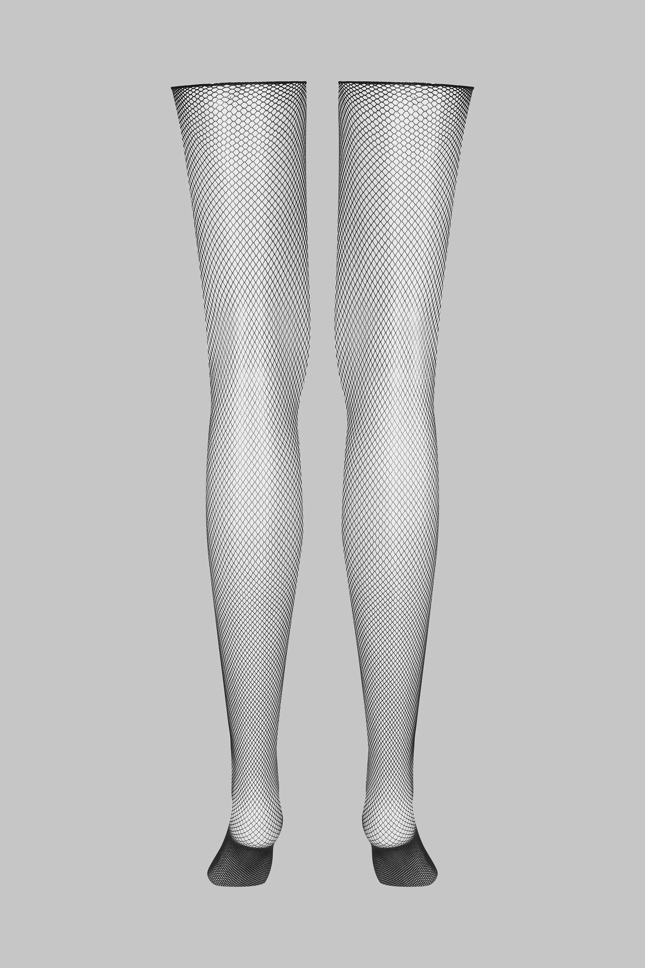 Halterlose netzstrümpfe gerollt - Legwear - Image 3