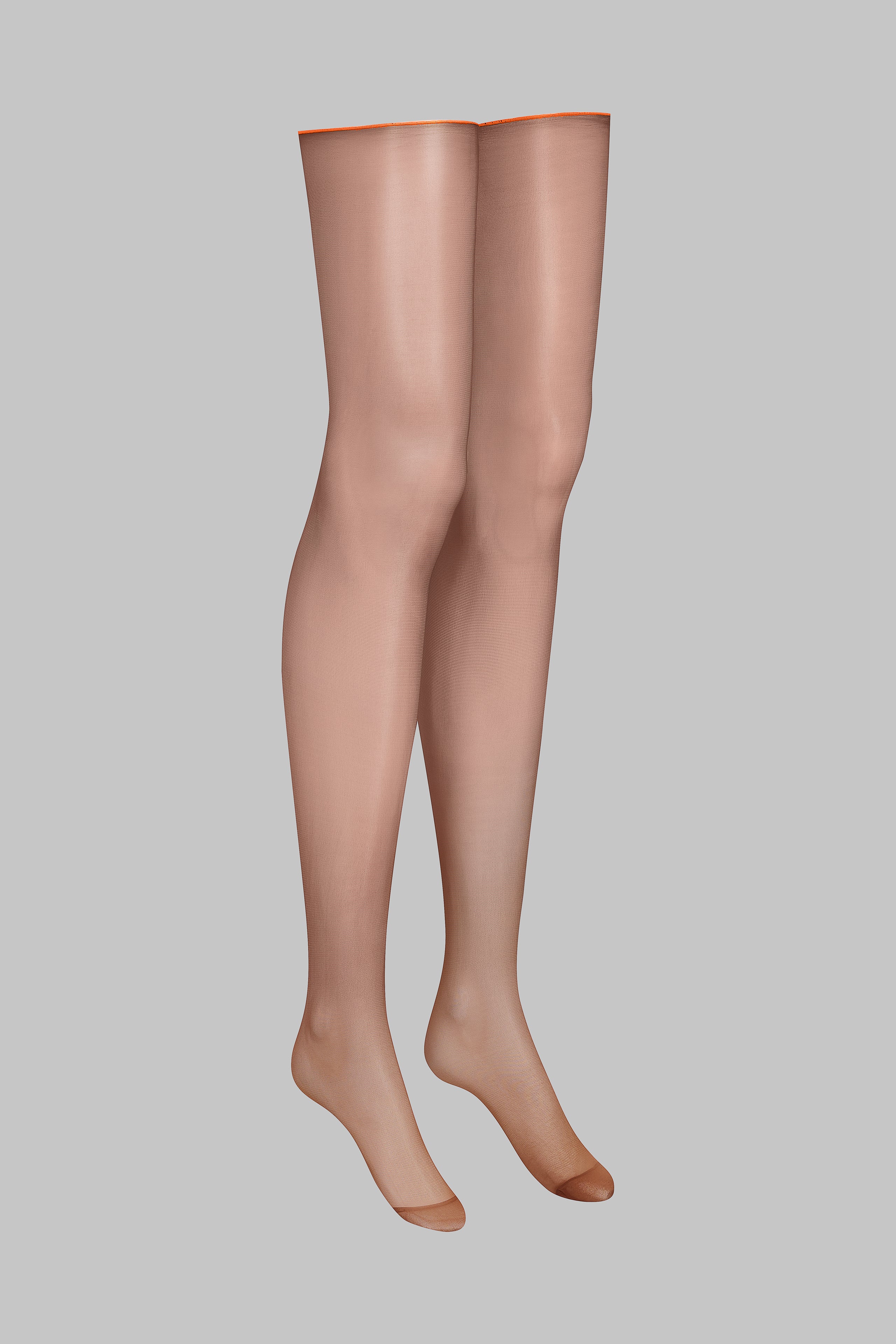 Nahtstrümpfe mit gerolltem Schnitt 20D - Legwear - Image 3