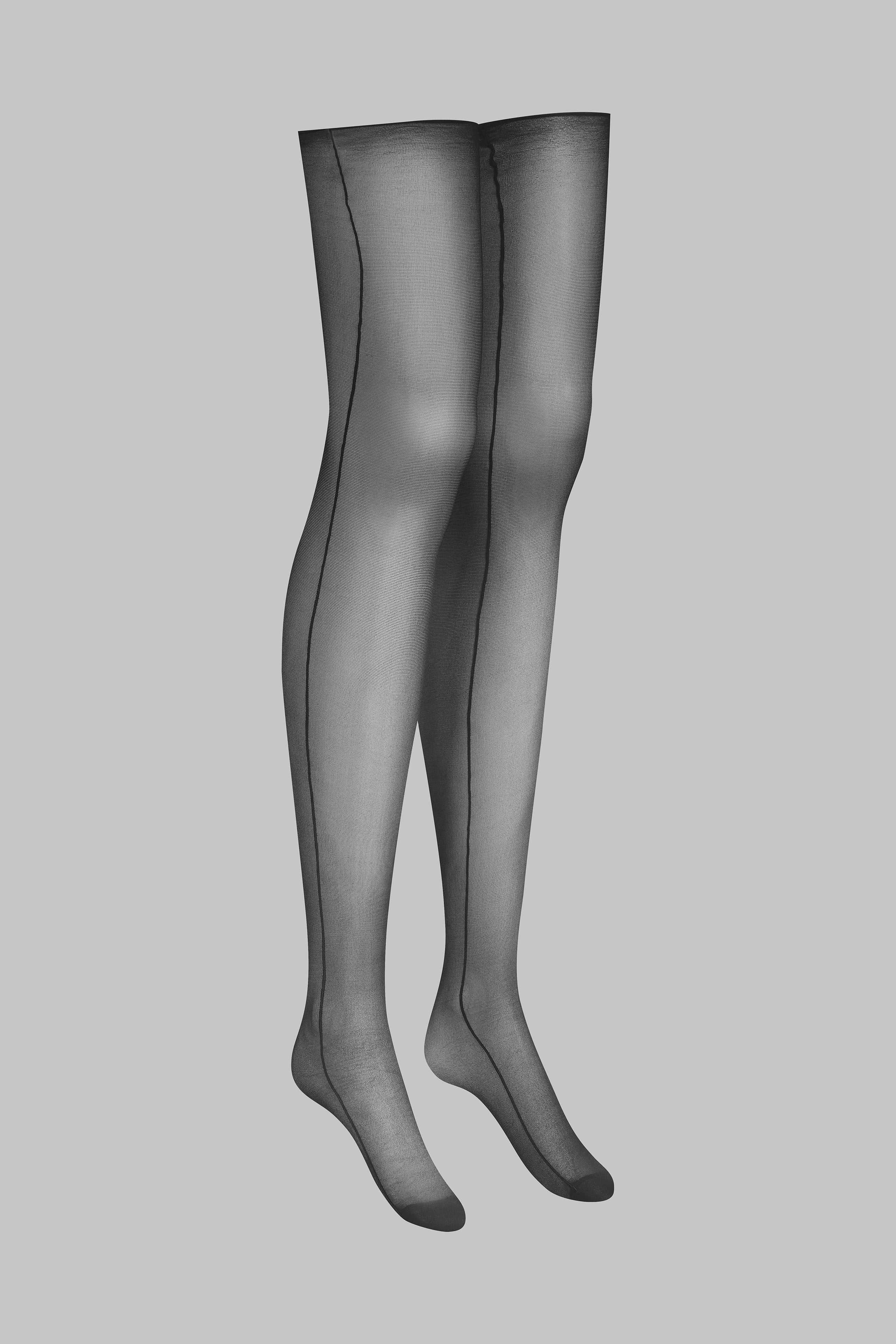 Strümpfe mit 2 Nähten gerolltem Schnitt 20D - Legwear - Image 3