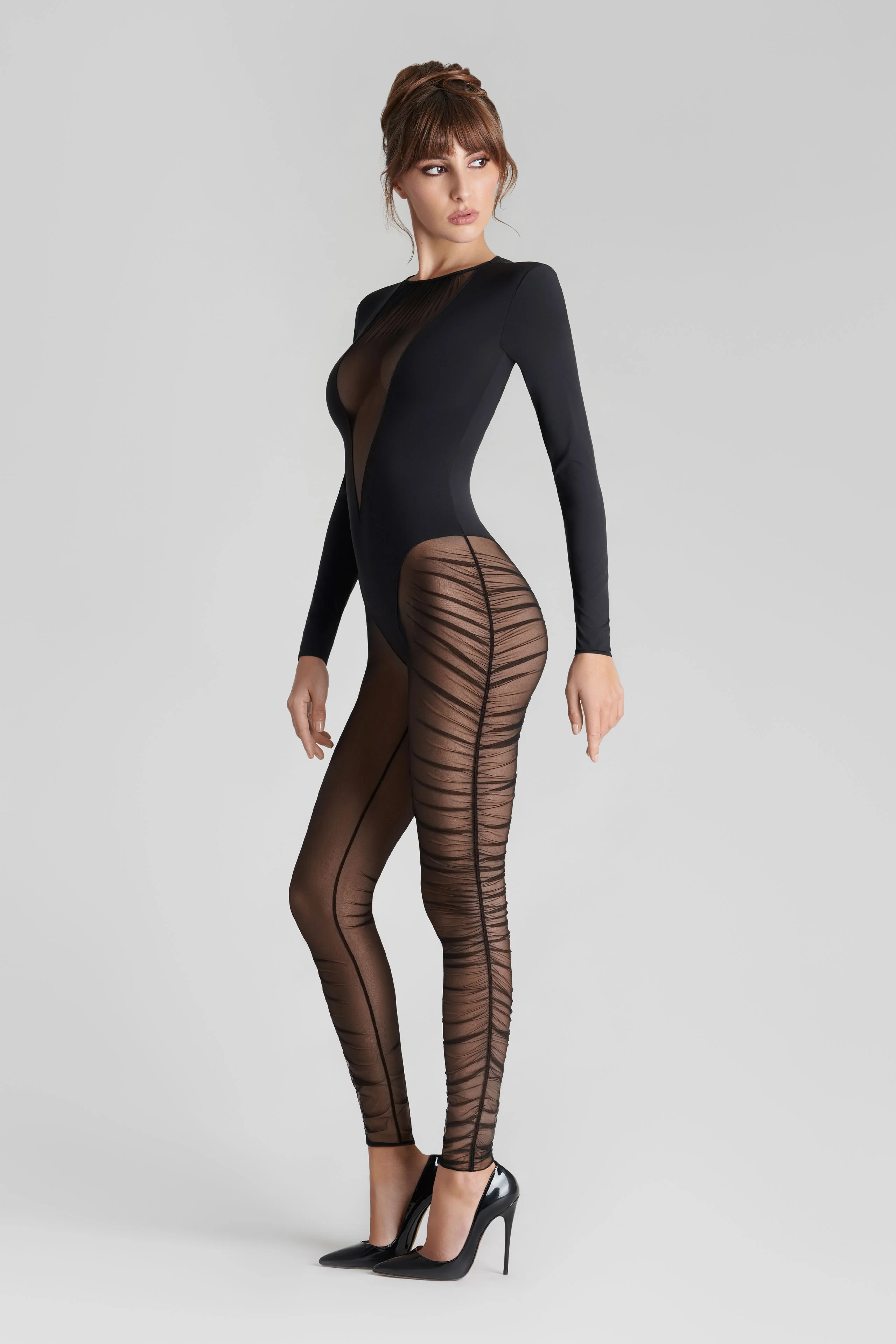 Jumpsuit Mit Langen Ärmeln - Nuit Fauve - Image 7