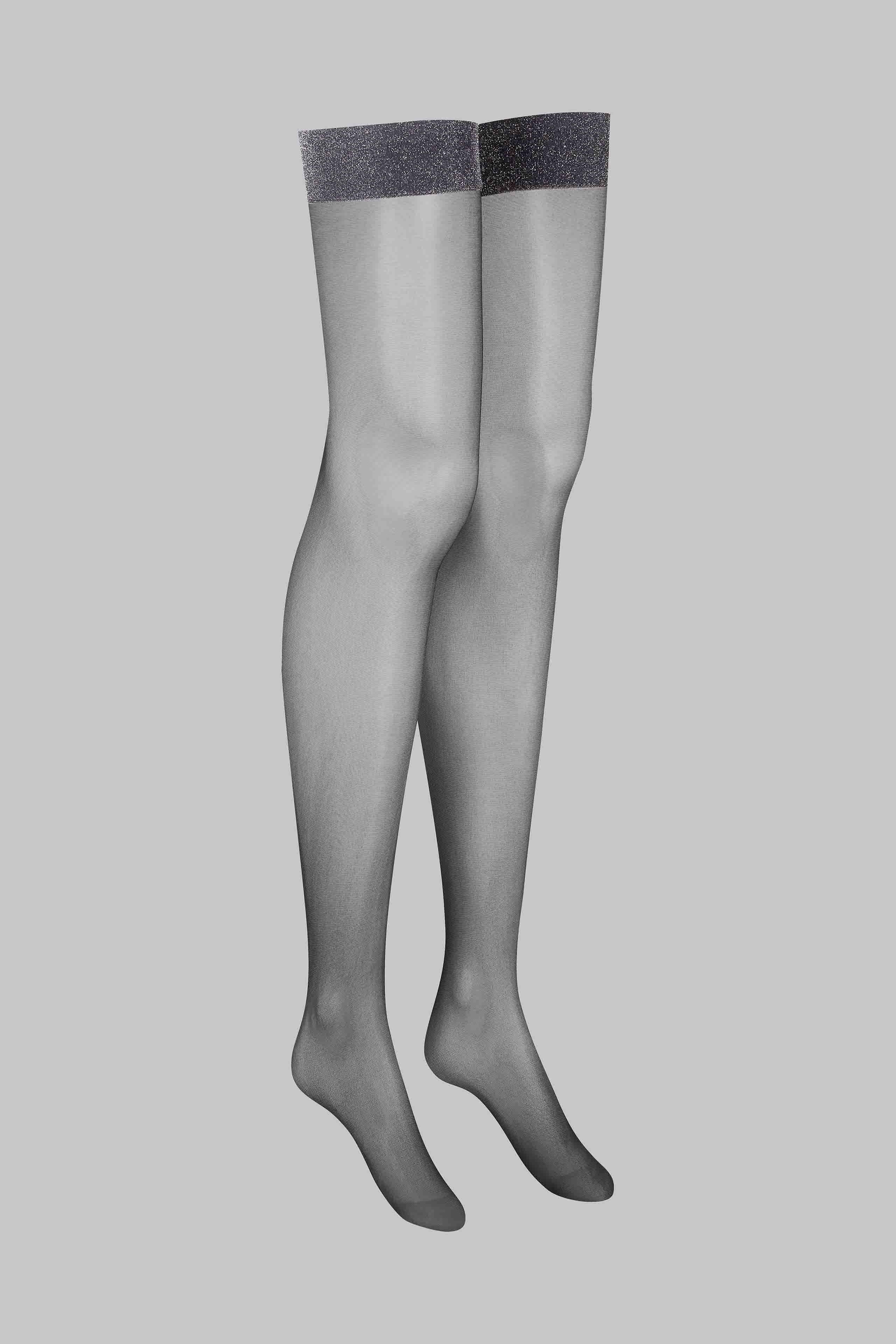 Strumpfhalterstrümpfe mit Lurex 20D - Legwear - Image 2