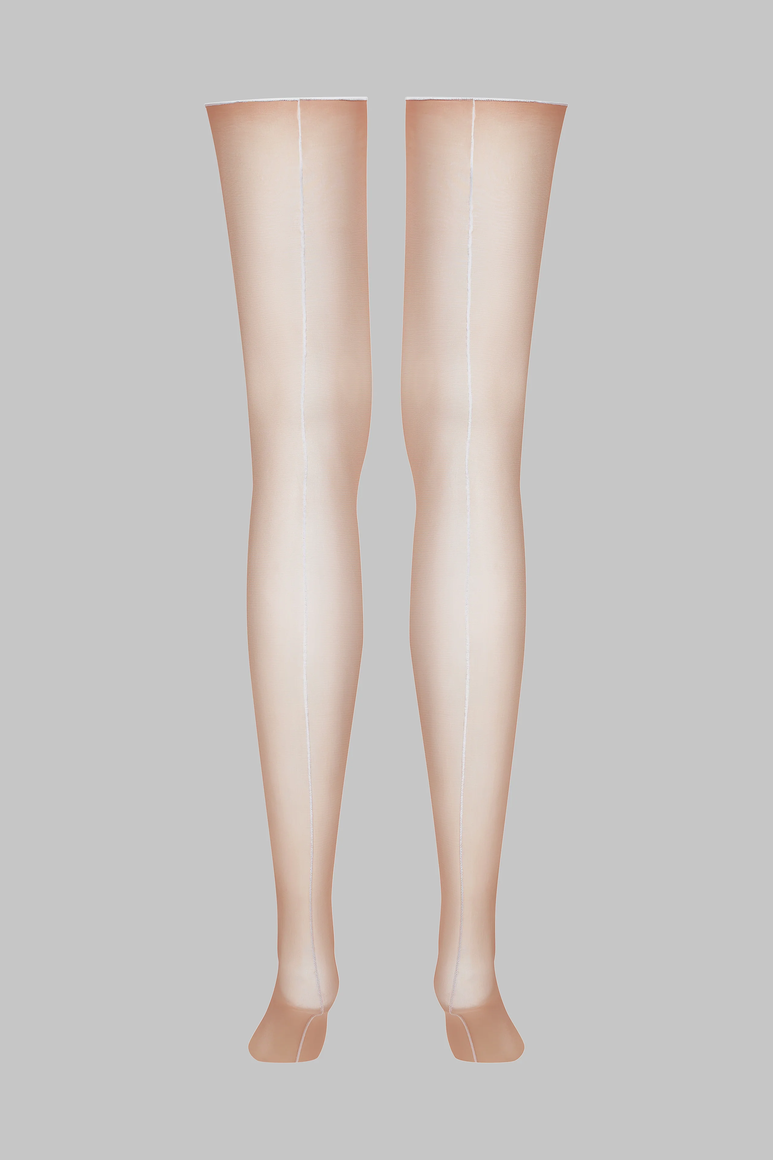 Nahtstrümpfe mit gerolltem Schnitt 20D - Legwear - Image 2