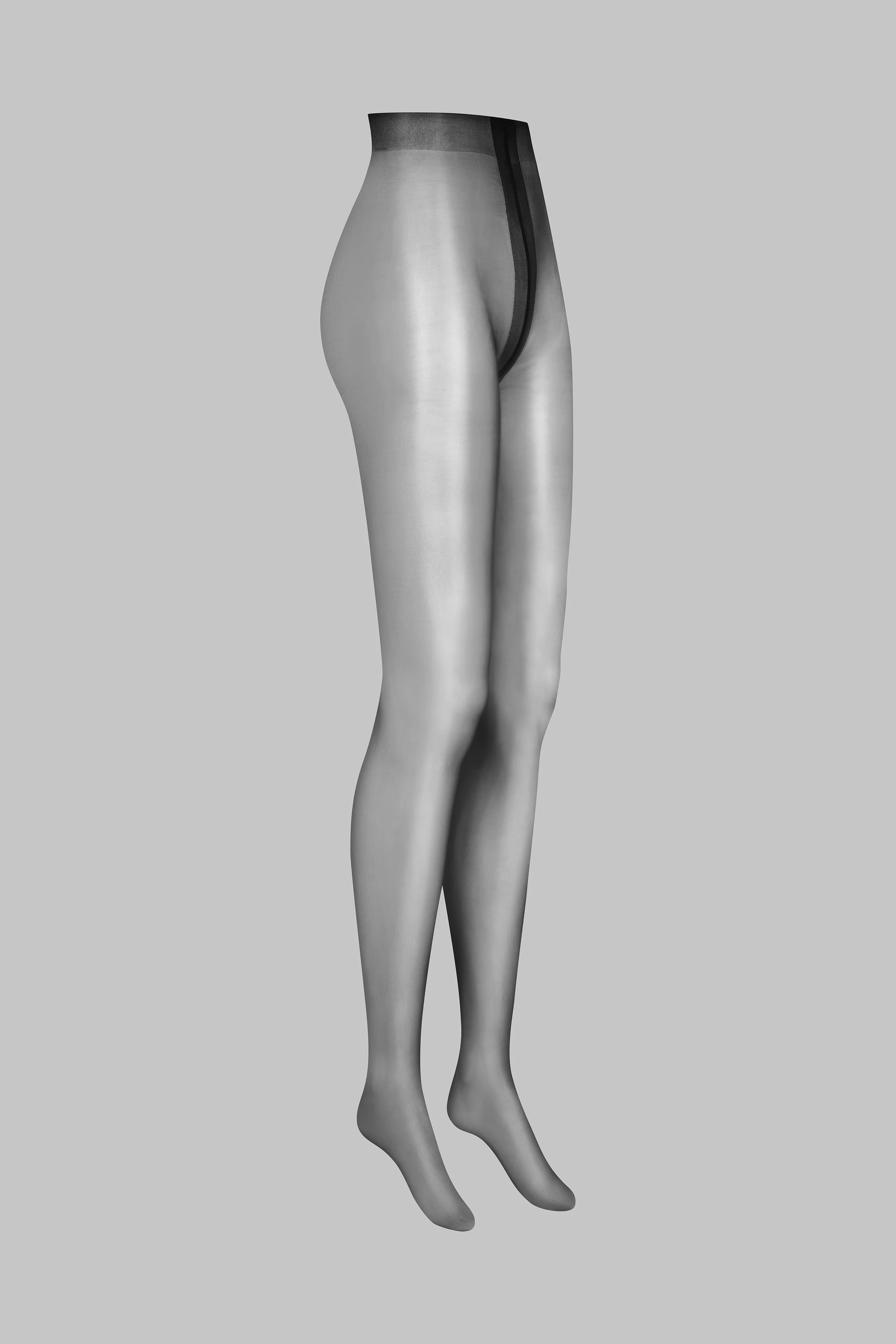 Glänzende Strumpfhose 10D - Schwarz - Legwear - Image 2