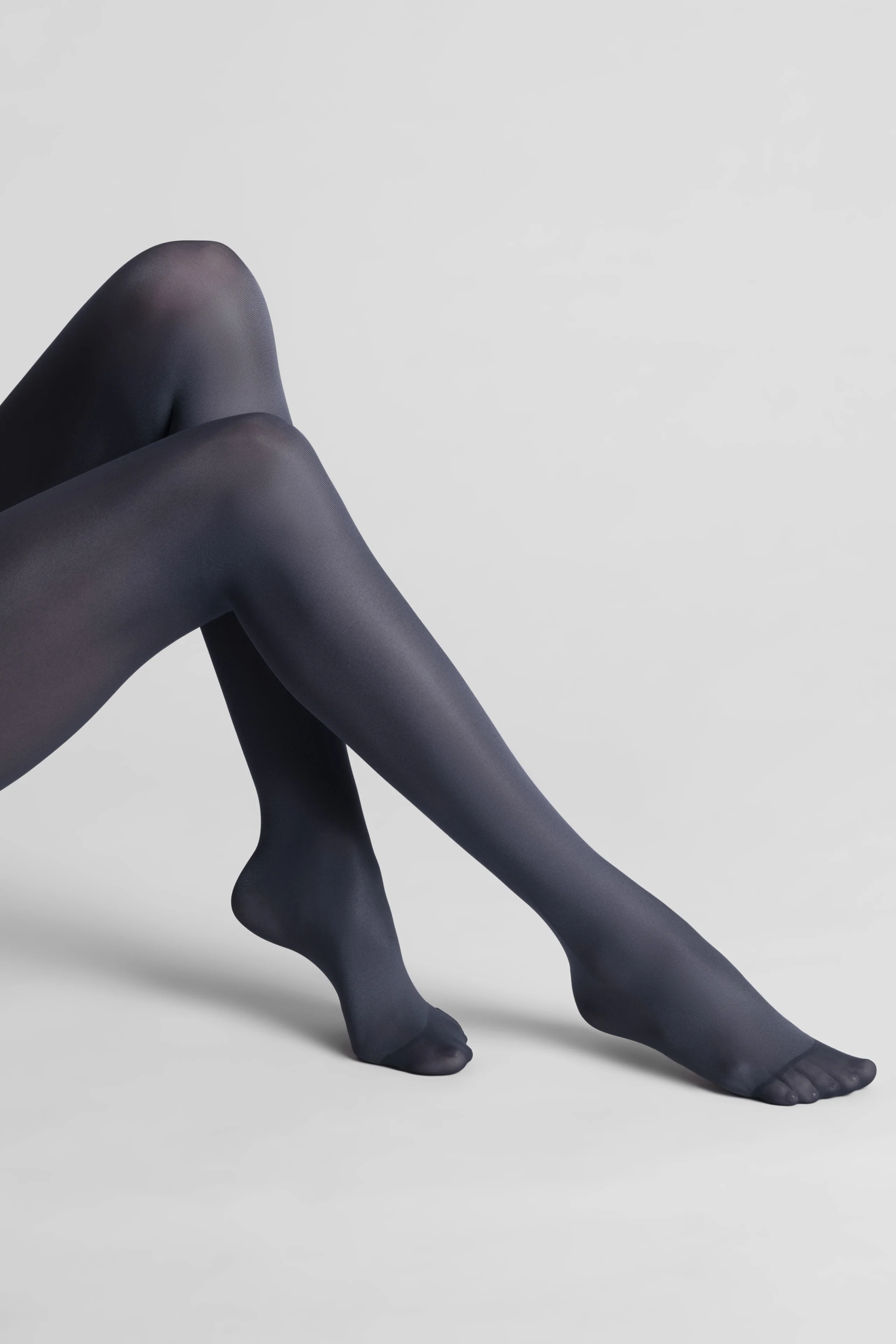 Strümpfe mit gerolltem Schnitt 40D - Grau - LEGWEAR - Image 5